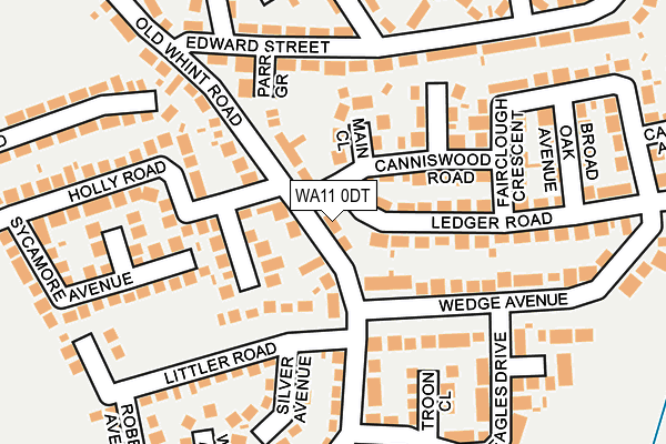 WA11 0DT map - OS OpenMap – Local (Ordnance Survey) WA11 0DT map - OS OpenMap – Local (Ordnance Survey)