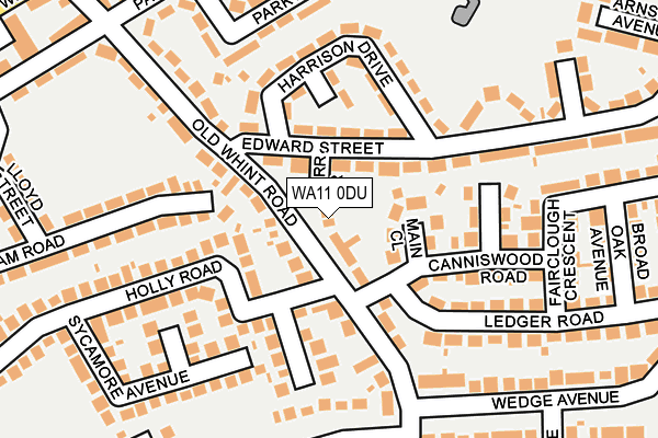 WA11 0DU map - OS OpenMap – Local (Ordnance Survey) WA11 0DU map - OS OpenMap – Local (Ordnance Survey)