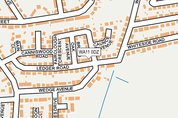 WA11 0DZ map - OS OpenMap – Local (Ordnance Survey) WA11 0DZ map - OS OpenMap – Local (Ordnance Survey)