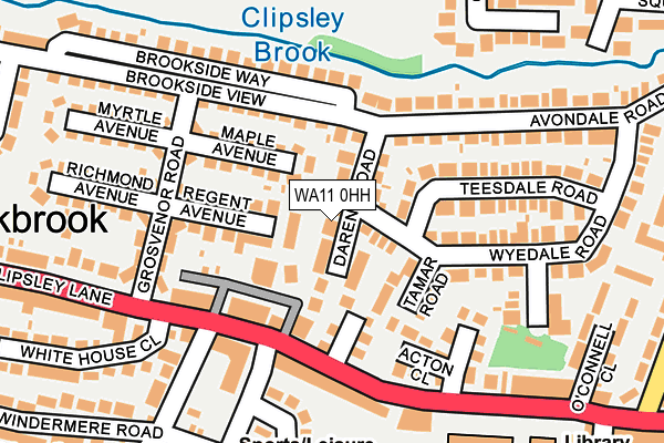 WA11 0HH map - OS OpenMap – Local (Ordnance Survey) WA11 0HH map - OS OpenMap – Local (Ordnance Survey)