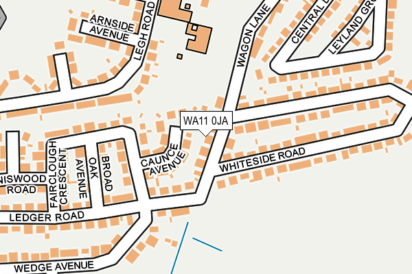 WA11 0JA map - OS OpenMap – Local (Ordnance Survey) WA11 0JA map - OS OpenMap – Local (Ordnance Survey)