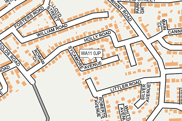 WA11 0JP map - OS OpenMap – Local (Ordnance Survey) WA11 0JP map - OS OpenMap – Local (Ordnance Survey)