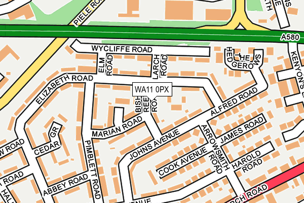 WA11 0PX map - OS OpenMap – Local (Ordnance Survey) WA11 0PX map - OS OpenMap – Local (Ordnance Survey)