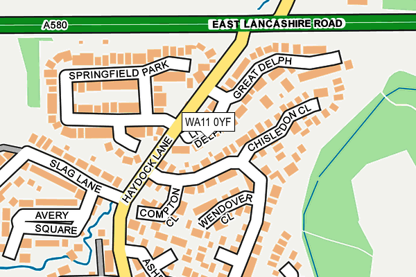 WA11 0YF map - OS OpenMap – Local (Ordnance Survey) WA11 0YF map - OS OpenMap – Local (Ordnance Survey)
