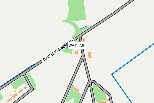 WA11 7JH map - OS OpenMap – Local (Ordnance Survey) WA11 7JH map - OS OpenMap – Local (Ordnance Survey)