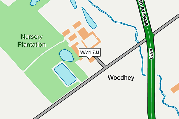 WA11 7JJ map - OS OpenMap – Local (Ordnance Survey) WA11 7JJ map - OS OpenMap – Local (Ordnance Survey)