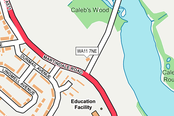 WA11 7NE map - OS OpenMap – Local (Ordnance Survey) WA11 7NE map - OS OpenMap – Local (Ordnance Survey)