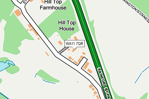 WA11 7QR map - OS OpenMap – Local (Ordnance Survey) WA11 7QR map - OS OpenMap – Local (Ordnance Survey)