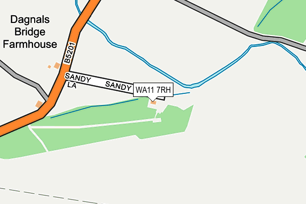 WA11 7RH map - OS OpenMap – Local (Ordnance Survey) WA11 7RH map - OS OpenMap – Local (Ordnance Survey)