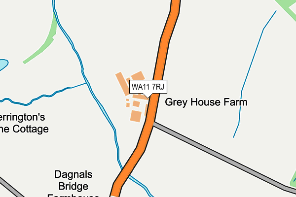 WA11 7RJ map - OS OpenMap – Local (Ordnance Survey) WA11 7RJ map - OS OpenMap – Local (Ordnance Survey)