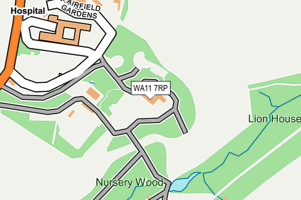 WA11 7RP map - OS OpenMap – Local (Ordnance Survey) WA11 7RP map - OS OpenMap – Local (Ordnance Survey)