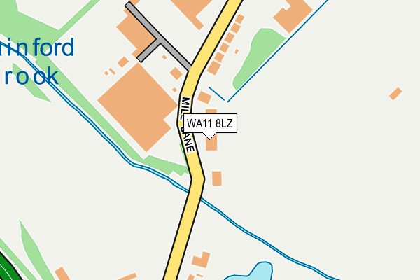 WA11 8LZ map - OS OpenMap – Local (Ordnance Survey) WA11 8LZ map - OS OpenMap – Local (Ordnance Survey)