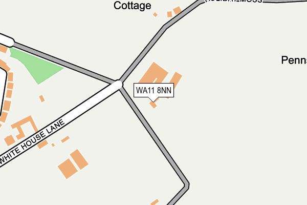 WA11 8NN map - OS OpenMap – Local (Ordnance Survey) WA11 8NN map - OS OpenMap – Local (Ordnance Survey)