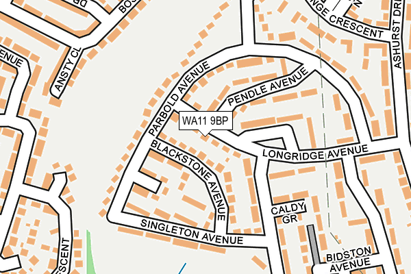 WA11 9BP map - OS OpenMap – Local (Ordnance Survey) WA11 9BP map - OS OpenMap – Local (Ordnance Survey)