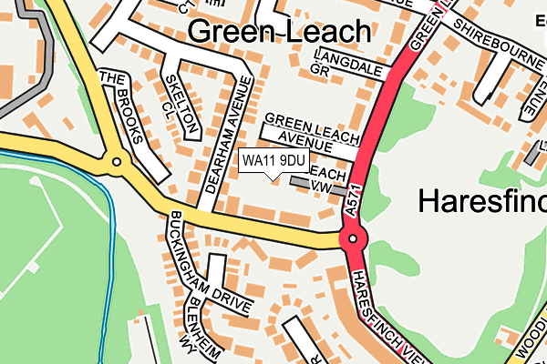 WA11 9DU map - OS OpenMap – Local (Ordnance Survey) WA11 9DU map - OS OpenMap – Local (Ordnance Survey)
