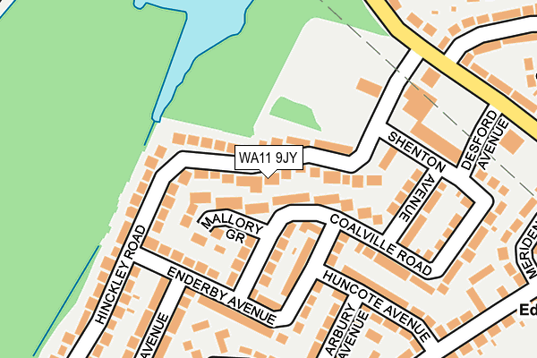 WA11 9JY map - OS OpenMap – Local (Ordnance Survey) WA11 9JY map - OS OpenMap – Local (Ordnance Survey)