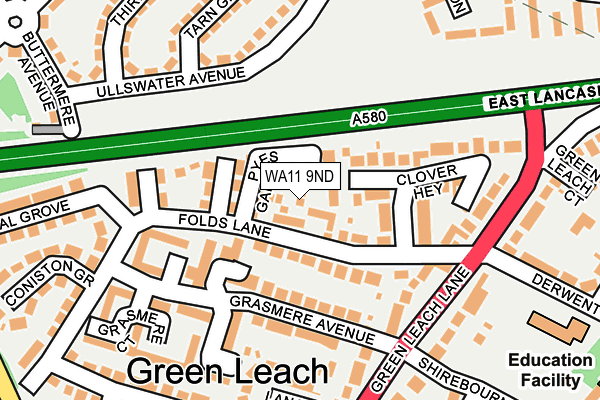 WA11 9ND map - OS OpenMap – Local (Ordnance Survey) WA11 9ND map - OS OpenMap – Local (Ordnance Survey)