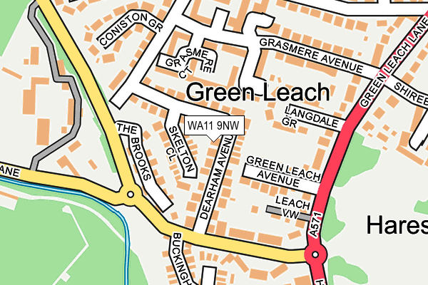 WA11 9NW map - OS OpenMap – Local (Ordnance Survey) WA11 9NW map - OS OpenMap – Local (Ordnance Survey)