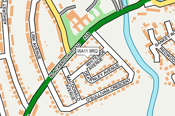 WA11 9RQ map - OS OpenMap – Local (Ordnance Survey) WA11 9RQ map - OS OpenMap – Local (Ordnance Survey)