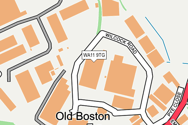 WA11 9TG map - OS OpenMap – Local (Ordnance Survey) WA11 9TG map - OS OpenMap – Local (Ordnance Survey)