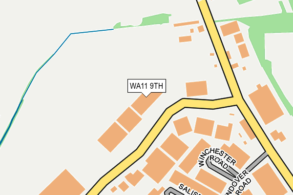 WA11 9TH map - OS OpenMap – Local (Ordnance Survey) WA11 9TH map - OS OpenMap – Local (Ordnance Survey)