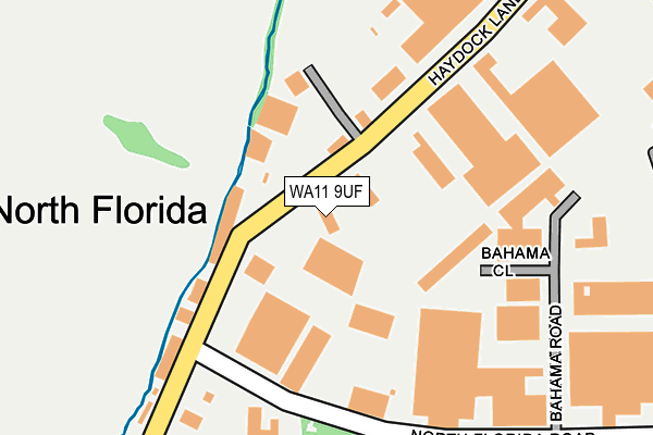 WA11 9UF map - OS OpenMap – Local (Ordnance Survey) WA11 9UF map - OS OpenMap – Local (Ordnance Survey)