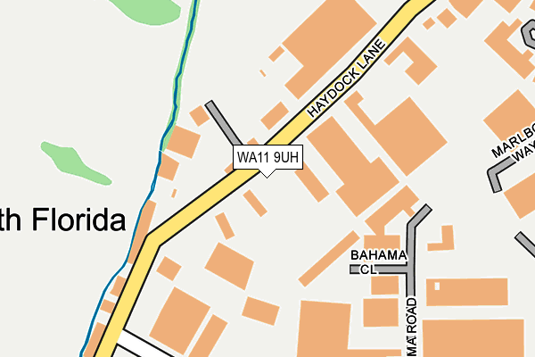 WA11 9UH map - OS OpenMap – Local (Ordnance Survey) WA11 9UH map - OS OpenMap – Local (Ordnance Survey)