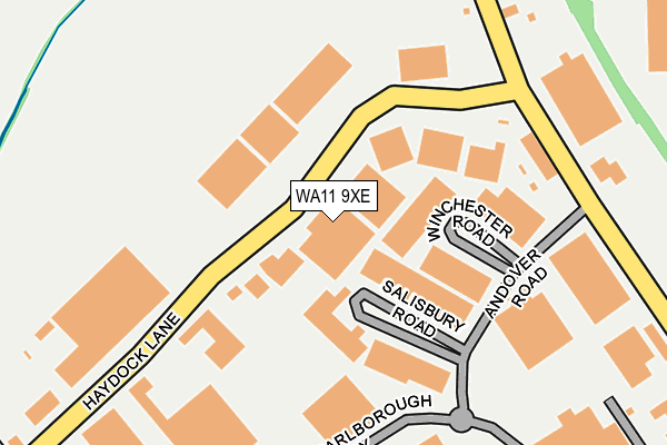 WA11 9XE map - OS OpenMap – Local (Ordnance Survey) WA11 9XE map - OS OpenMap – Local (Ordnance Survey)