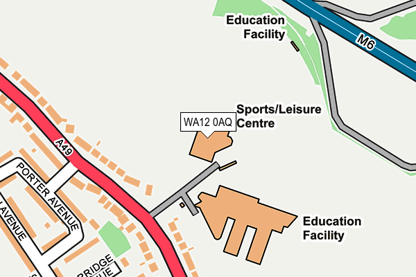 WA12 0AQ map - OS OpenMap – Local (Ordnance Survey) WA12 0AQ map - OS OpenMap – Local (Ordnance Survey)