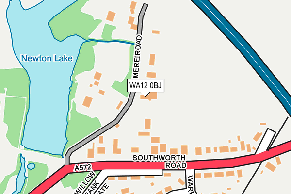 WA12 0BJ map - OS OpenMap – Local (Ordnance Survey) WA12 0BJ map - OS OpenMap – Local (Ordnance Survey)
