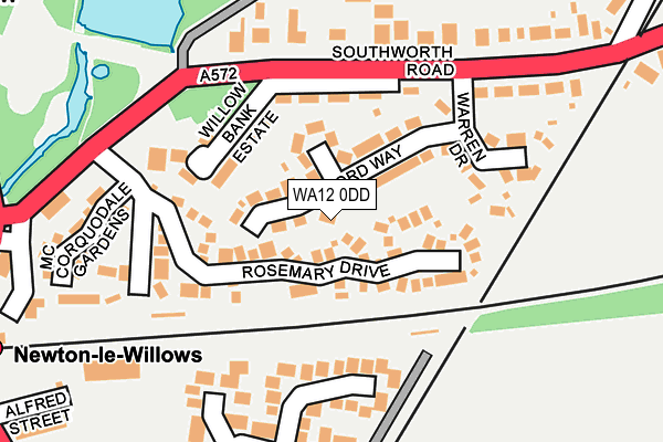 WA12 0DD map - OS OpenMap – Local (Ordnance Survey) WA12 0DD map - OS OpenMap – Local (Ordnance Survey)