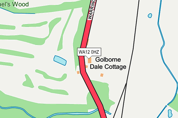 WA12 0HZ map - OS OpenMap – Local (Ordnance Survey) WA12 0HZ map - OS OpenMap – Local (Ordnance Survey)