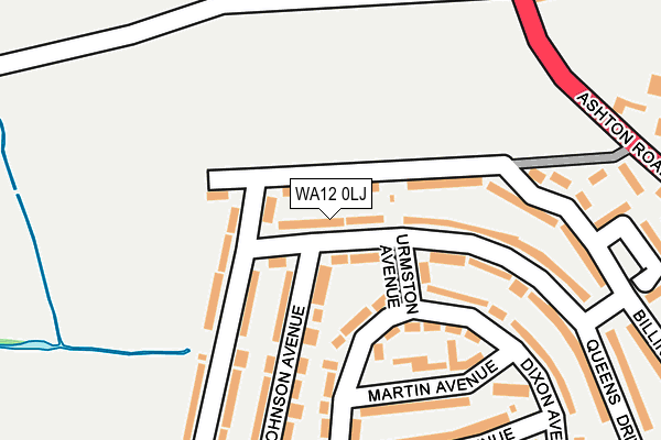 WA12 0LJ map - OS OpenMap – Local (Ordnance Survey) WA12 0LJ map - OS OpenMap – Local (Ordnance Survey)