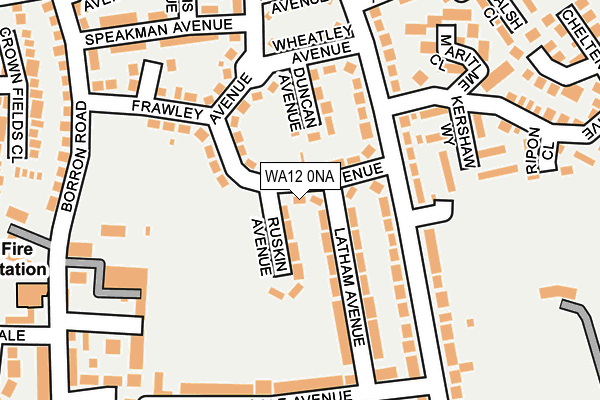 WA12 0NA map - OS OpenMap – Local (Ordnance Survey) WA12 0NA map - OS OpenMap – Local (Ordnance Survey)