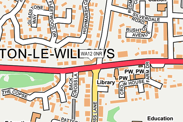 WA12 0NR map - OS OpenMap – Local (Ordnance Survey) WA12 0NR map - OS OpenMap – Local (Ordnance Survey)