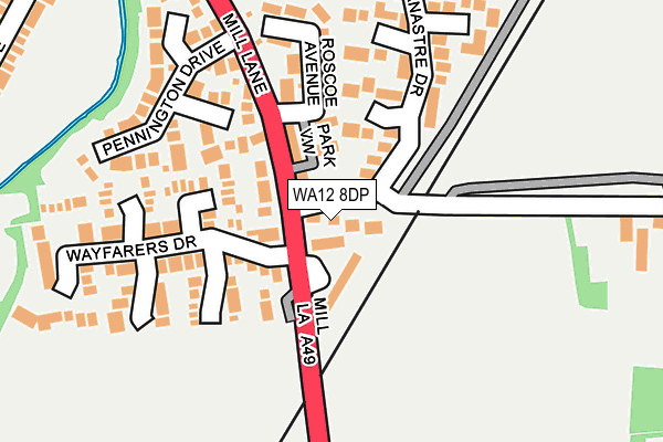 WA12 8DP map - OS OpenMap – Local (Ordnance Survey) WA12 8DP map - OS OpenMap – Local (Ordnance Survey)