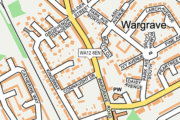 WA12 8EN map - OS OpenMap – Local (Ordnance Survey) WA12 8EN map - OS OpenMap – Local (Ordnance Survey)