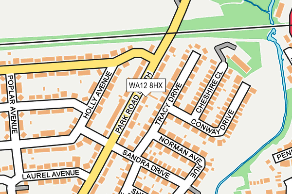 WA12 8HX map - OS OpenMap – Local (Ordnance Survey) WA12 8HX map - OS OpenMap – Local (Ordnance Survey)