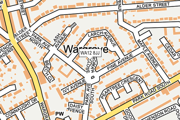 WA12 8JJ map - OS OpenMap – Local (Ordnance Survey) WA12 8JJ map - OS OpenMap – Local (Ordnance Survey)