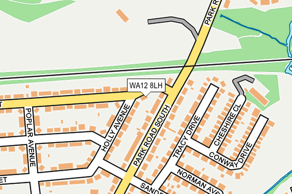 WA12 8LH map - OS OpenMap – Local (Ordnance Survey) WA12 8LH map - OS OpenMap – Local (Ordnance Survey)