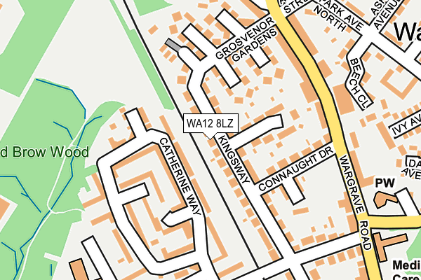 WA12 8LZ map - OS OpenMap – Local (Ordnance Survey) WA12 8LZ map - OS OpenMap – Local (Ordnance Survey)