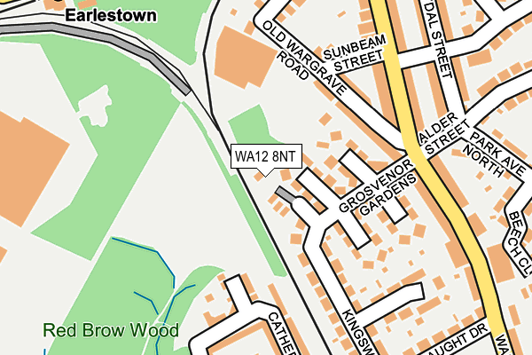 WA12 8NT map - OS OpenMap – Local (Ordnance Survey) WA12 8NT map - OS OpenMap – Local (Ordnance Survey)