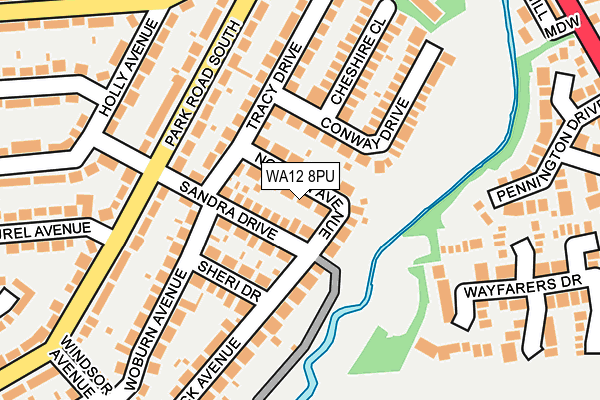 WA12 8PU map - OS OpenMap – Local (Ordnance Survey) WA12 8PU map - OS OpenMap – Local (Ordnance Survey)