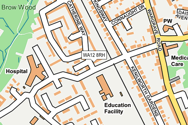 WA12 8RH map - OS OpenMap – Local (Ordnance Survey) WA12 8RH map - OS OpenMap – Local (Ordnance Survey)