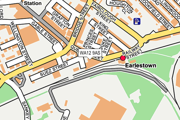 WA12 9AS map - OS OpenMap – Local (Ordnance Survey) WA12 9AS map - OS OpenMap – Local (Ordnance Survey)