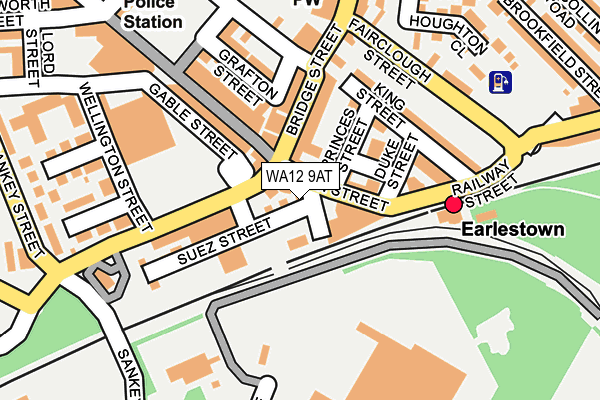 WA12 9AT map - OS OpenMap – Local (Ordnance Survey) WA12 9AT map - OS OpenMap – Local (Ordnance Survey)