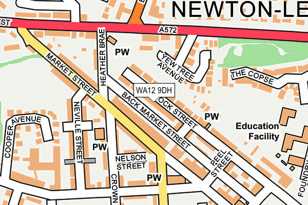 WA12 9DH map - OS OpenMap – Local (Ordnance Survey) WA12 9DH map - OS OpenMap – Local (Ordnance Survey)