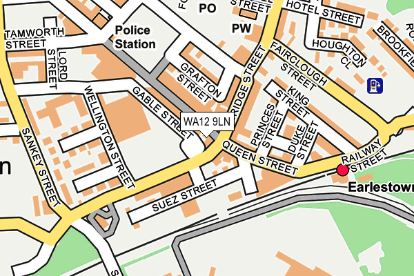 WA12 9LN map - OS OpenMap – Local (Ordnance Survey) WA12 9LN map - OS OpenMap – Local (Ordnance Survey)