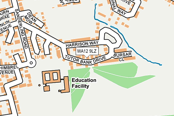 WA12 9LZ map - OS OpenMap – Local (Ordnance Survey) WA12 9LZ map - OS OpenMap – Local (Ordnance Survey)