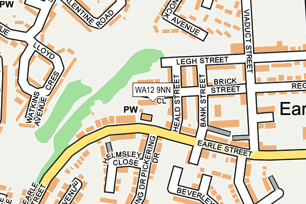 WA12 9NN map - OS OpenMap – Local (Ordnance Survey) WA12 9NN map - OS OpenMap – Local (Ordnance Survey)